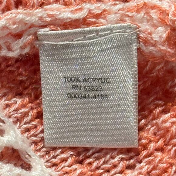 CJ Banks Cardigan Sweater Duster Open Knit Chevron Comfort Classic Resort 1X - Picture 4 of 6